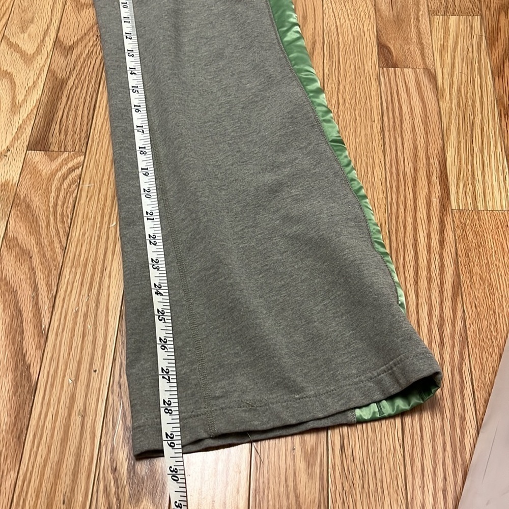 Reebok Sage Wide Leg Satin Striped Front‎ Zip Sweats - Picture 6 of 7